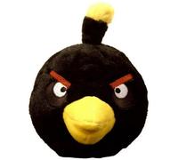 Official Black Angry Birds Soft Plush Cuddly Toy Fun Kids Teddy Bear Xmas Gift