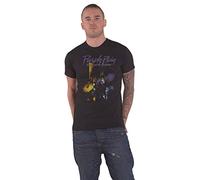 Official Black T Shirt PRINCE Purple Rain ALBUM COVER Logo L