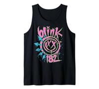 Official blink-182 Neon Rock Band Artwork Tank Top