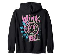 Official blink-182 Neon Rock Band Artwork Zip Hoodie