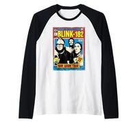 Official Blink-182 One More Time Comic Raglan Baseball Tee