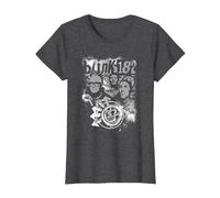 Official Blink-182 One More Time Portrait T-Shirt, Women, Dark Heather Grey, XX-Large