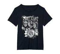 Official Blink-182 One More Time Portrait T-Shirt, Women's Plus, Black, 5X