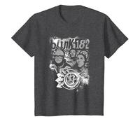 Official Blink-182 One More Time Portrait T-Shirt, Youth, Dark Heather Grey, 3T