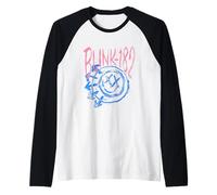 Official Blink-182 Smiley Raglan Baseball Tee
