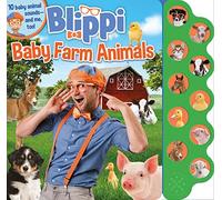 Official Blippi: Baby Farm Animals 10 button sound book