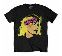 Blondie Men's Punk Logo T-Shirt, Black, Large