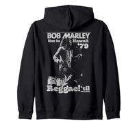 Official Bob Marley Live in Hawaii 78 Reggae Vintage Band Zip Hoodie