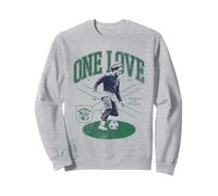 Official Bob Marley One Love Soccer Photo Sweatshirt