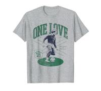 Official Bob Marley One Love Soccer Photo T-Shirt