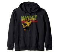 Official Bob Marley Roots Rock Rebel Reggae Music Zip Hoodie