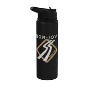 Official Bon Jovi Slippery When Wet Tour 1987 Stainless Steel Insulated Water Bottle