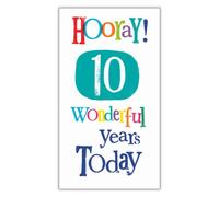 Official Brightside 10th Birthday Card