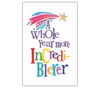 Official Brightside Greeting Card, A Whole Year More Incrediblerer