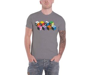 Official BT21 T Shirt BTS Blocks K-Pop Koya Shooky Chimmy Official Unisex Grey