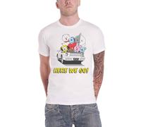 Official BT21 T Shirt BTS Here We Go K-Pop Koya Shooky Mang Official Unisex