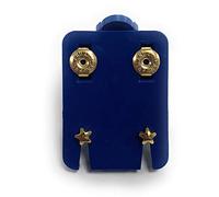 Official Caflon Blu Ear Piecing Studs Gold Star (3 Pairs)