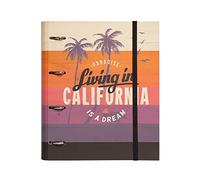 Official California 4 Ring Binder - A4 Folders Ring Binder - 10.6 x 12.6 inches / 27 x 32 cm - Erik