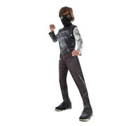 Official Captain America Costume | Small Size 3-4 Years | Jumpsuit, Mask & Acces