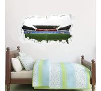 Official Cardiff City Football Club Stadium Smashed Wall Sticker Badge Logo Decal Set Vinyl Poster Print (90cm x 45cm)