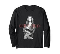 Official Celine Dion Red Logo Photo Long Sleeve T-Shirt