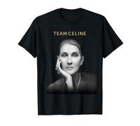 Official Celine Dion Team Celine T-Shirt, Men, Black, 4X-Large