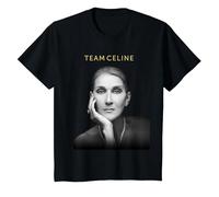 Official Celine Dion Team Celine T-Shirt, Youth, Black, Medium