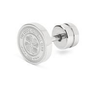 Official Celtic FC Crest Stainless Steel Single Stud Earring - 1888 Logo