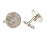 Official Celtic Sterling Silver Crest Cufflinks - 925 Hallmarked Licensed Gift for Weddings