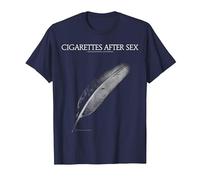 Official Cigarettes After Sex Affection Dream Pop Band T-Shirt, Men, Navy Blue, 3X-Large