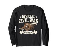 Official Civil War Enthusiast American Lover US Reenactor Long Sleeve T-Shirt