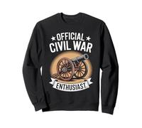 Official Civil War Enthusiast American Lover US Reenactor Sweatshirt