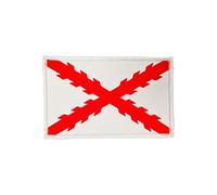 Official Colours Burgundy Cross Embroidered Motorcycle Patches Military Patch Spanish Empire