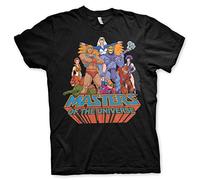 Official Compatible He-Man Masters of The Universe Men Women Unisex Top T Shirt-M Black