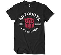 Official Compatible Transformers Robots Autobots Cybertron Logo Men Women Unisex Top T Shirt-M Black