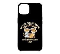 Official Cone Of Shame Supervisor Veterinarian Crew Case for iPhone 13
