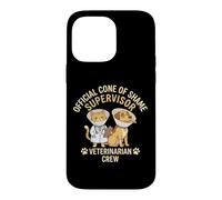 Official Cone Of Shame Supervisor Veterinarian Crew Case for iPhone 14 Pro Max
