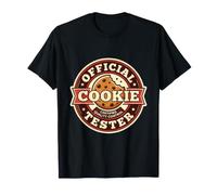 Official Cookie Tester Certified Quality Control Badge Logo T-Shirt