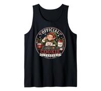 Official Cookie Tester Christmas Baking Elf Cookies Bakery Tank Top