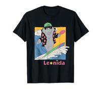 Official Cool Manatee Surfing Leonida Graphic Value Graphic T-Shirt
