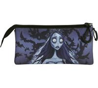 OFFICIAL CORPSE BRIDE EMILY TRIPLE COMPARTMENT PENCIL CASE NEW WITH TAGS KAR
