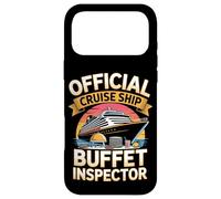Official Cruise Ship Buffet Inspector Funny Cruise Case for iPhone 17 Pro Max