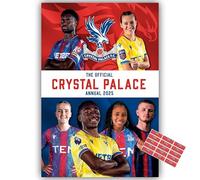 Official Crystal Palace Annual 2025 Football Hardback Book with FREE Organising Stickers