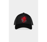 OFFICIAL CYBERPUNK 2077 SAMURAI BLACK SNAPBACK TRUCKER BASEBALL CAP HAT