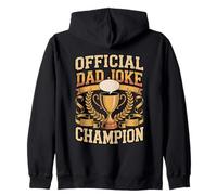 Official Dad Joke Champion Father Zip Hoodie