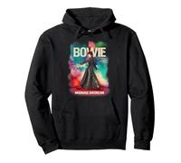 Official David Bowie Moonage Daydreamer Cosmic Poster Pullover Hoodie