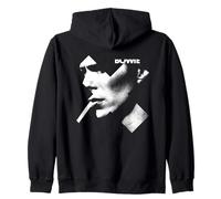 Official David Bowie Music Rock Cross Smoke Zip Hoodie