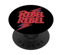 Official David Bowie Music Rock Distressed Rebel rebel PopSockets Adhesive PopGrip