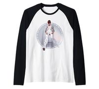 Official David Bowie Waiting in The Sky Circle Art Raglan Baseball Tee