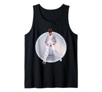 Official David Bowie Waiting in The Sky Circle Art Tank Top